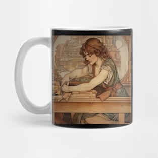 Carpenter drawing Mug